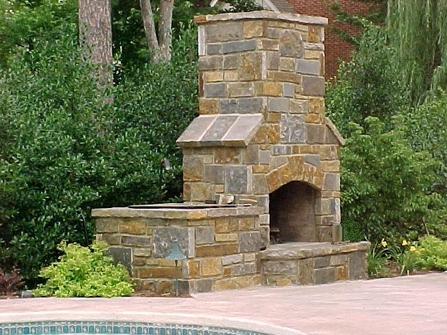 Outdoor Fireplace